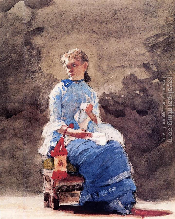 Winslow Homer : Woman Sewing